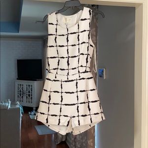 J.O.A black and white romper